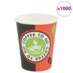 vidaXL Pahare de unică folosință pentru cafea 1000 buc. 240 ml (8 oz) vidaXL Pahare de unică folosință pentru cafea 1000 buc. 240 ml (8 oz)
