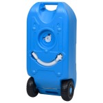 vidaXL Rezervor de apă cu roți pentru camping, albastru, 40 L vidaXL Rezervor de apă cu roți pentru camping, albastru, 40 L