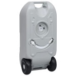 vidaXL Rezervor de apă cu roți pentru camping, gri, 40 L vidaXL Rezervor de apă cu roți pentru camping, gri, 40 L