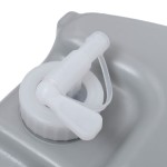 vidaXL Rezervor de apă cu roți pentru camping, gri, 40 L vidaXL Rezervor de apă cu roți pentru camping, gri, 40 L