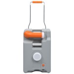 vidaXL Rezervor de apă cu roți pentru camping, gri, 25 L vidaXL Rezervor de apă cu roți pentru camping, gri, 25 L