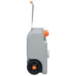 vidaXL Rezervor de apă cu roți pentru camping, gri, 25 L vidaXL Rezervor de apă cu roți pentru camping, gri, 25 L