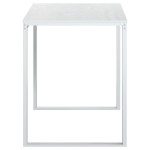 vidaXL Birou de computer, alb, 110x60x73 cm, lemn prelucrat