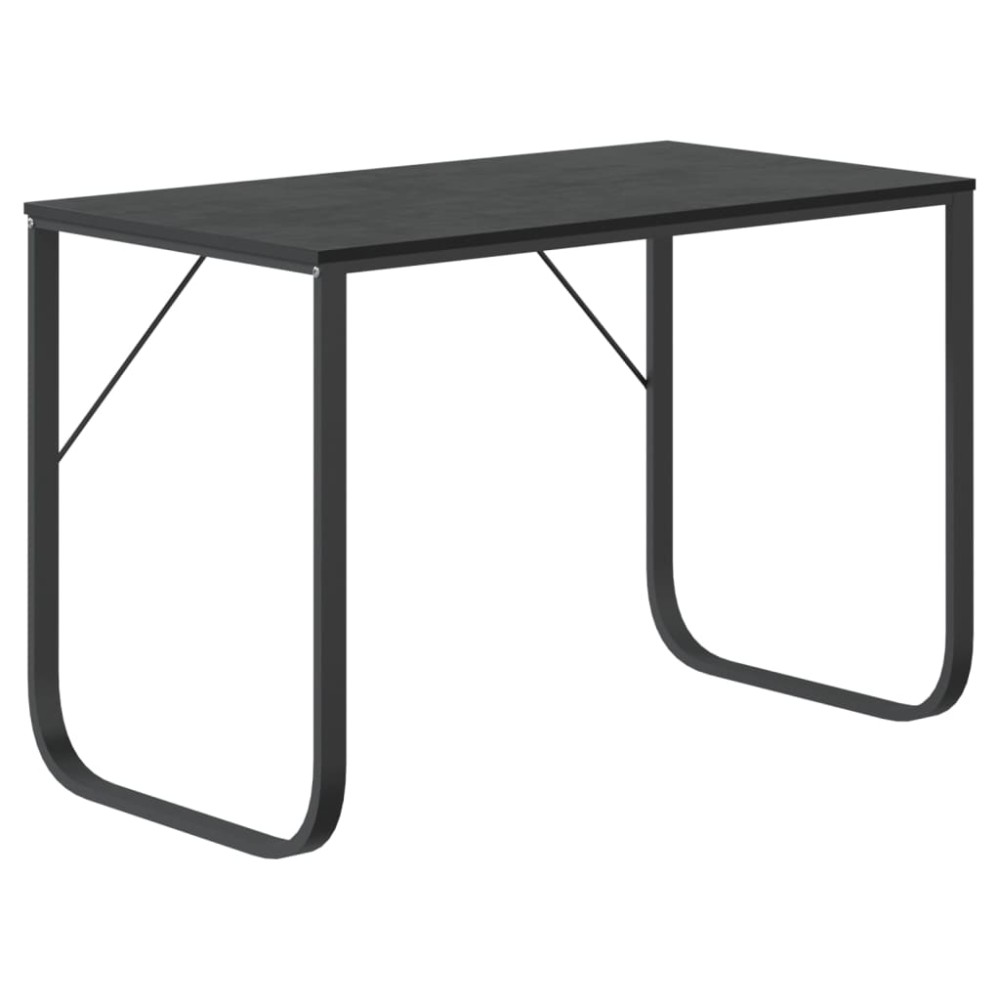 vidaXL Birou de computer, alb, 110x60x73 cm, lemn prelucrat