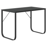 vidaXL Birou de computer, alb, 110x60x73 cm, lemn prelucrat