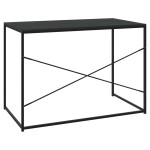 vidaXL Birou de computer, negru, 110x60x70 cm, lemn prelucrat