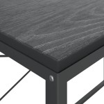 vidaXL Birou de computer, negru, 110x60x70 cm, lemn prelucrat