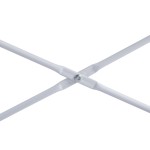 vidaXL Birou de computer, alb, 110x60x70 cm, lemn prelucrat vidaXL Birou de computer, alb, 110x60x70 cm, lemn prelucrat