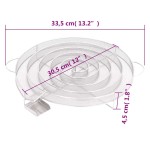 vidaXL Generator de fum rece, 33,5 cm, oțel inoxidabil, rotund vidaXL Generator de fum rece, 33,5 cm, oțel inoxidabil, rotund