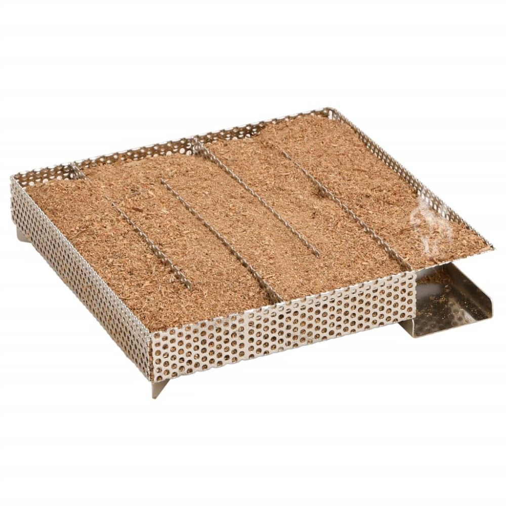 vidaXL Generator de fum rece 5 camere 21 cm oțel inoxidabil