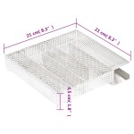vidaXL Generator de fum rece 5 camere 21 cm oțel inoxidabil vidaXL Generator de fum rece 5 camere 21 cm oțel inoxidabil