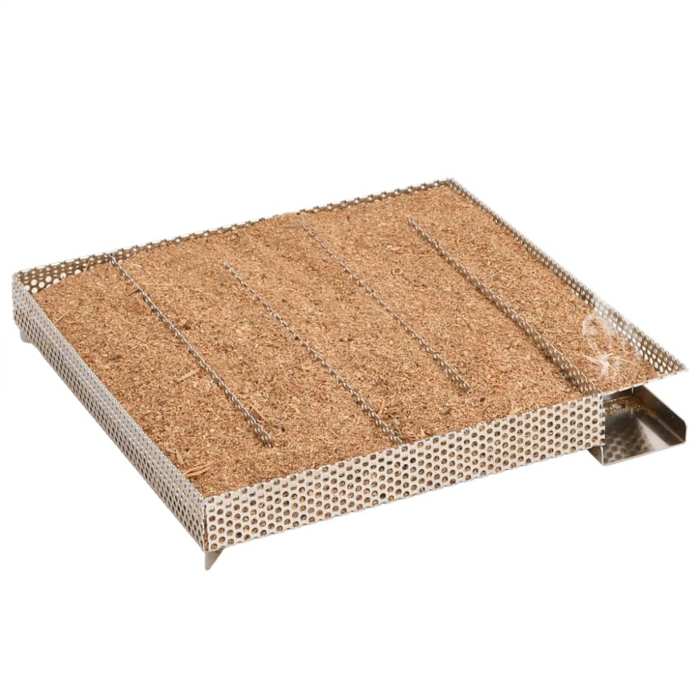 vidaXL Generator de fum rece, 5 camere, 27 cm, oțel inoxidabil