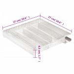 vidaXL Generator de fum rece, 5 camere, 27 cm, oțel inoxidabil vidaXL Generator de fum rece, 5 camere, 27 cm, oțel inoxidabil