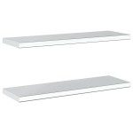vidaXL Rafturi de perete, 2 buc. 75x23,5x3 cm argintiu oțel inoxidabil vidaXL Rafturi de perete, 2 buc. 75x23,5x3 cm argintiu oțel inoxidabil