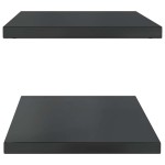 vidaXL Rafturi de perete 2 buc., 100x40x3 cm, negru oțel inoxidabil vidaXL Rafturi de perete 2 buc., 100x40x3 cm, negru oțel inoxidabil