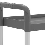 vidaXL Cărucior cu 3 niveluri, gri, 77x34x72 cm, aluminiu vidaXL Cărucior cu 3 niveluri, gri, 77x34x72 cm, aluminiu
