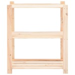 vidaXL Etajere cu 3 niveluri, 5 buc., 80x38x90 cm, pin masiv, 150 kg vidaXL Etajere cu 3 niveluri, 5 buc., 80x38x90 cm, pin masiv, 150 kg