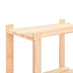 vidaXL Etajere cu 3 niveluri, 10 buc., 80x38x90 cm, pin masiv, 150 kg vidaXL Etajere cu 3 niveluri, 10 buc., 80x38x90 cm, pin masiv, 150 kg