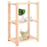 vidaXL Etajere cu 3 niveluri, 2 buc., 60x38x90 cm, pin masiv, 150 kg vidaXL Etajere cu 3 niveluri, 2 buc., 60x38x90 cm, pin masiv, 150 kg