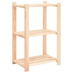 vidaXL Etajere cu 3 niveluri, 2 buc., 60x38x90 cm, pin masiv, 150 kg vidaXL Etajere cu 3 niveluri, 2 buc., 60x38x90 cm, pin masiv, 150 kg