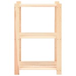 vidaXL Etajere cu 3 niveluri, 2 buc., 60x38x90 cm, pin masiv, 150 kg vidaXL Etajere cu 3 niveluri, 2 buc., 60x38x90 cm, pin masiv, 150 kg