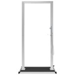 vidaXL Duș de exterior cu tăviță, WPC și oțel inoxidabil vidaXL Duș de exterior cu tăviță, WPC și oțel inoxidabil