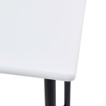 vidaXL Set mobilier de bar, 3 piese, negru, plastic vidaXL Set mobilier de bar, 3 piese, negru, plastic