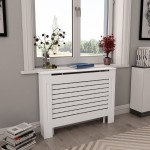 vidaXL Măști de calorifer, 2 buc., alb, 112 x 19 x 81,5 cm, MDF vidaXL Măști de calorifer, 2 buc., alb, 112 x 19 x 81,5 cm, MDF