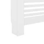 vidaXL Măști de calorifer, 2 buc., alb, 112 x 19 x 81,5 cm, MDF vidaXL Măști de calorifer, 2 buc., alb, 112 x 19 x 81,5 cm, MDF