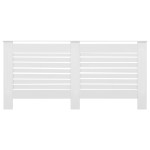 vidaXL Măști de calorifer, 2 buc., alb, 172 x 19 x 81,5 cm, MDF vidaXL Măști de calorifer, 2 buc., alb, 172 x 19 x 81,5 cm, MDF