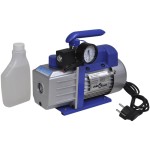 vidaXL Pompă de vid cu o etapă cu set de manometre cu 4 porturi vidaXL Pompă de vid cu o etapă cu set de manometre cu 4 porturi