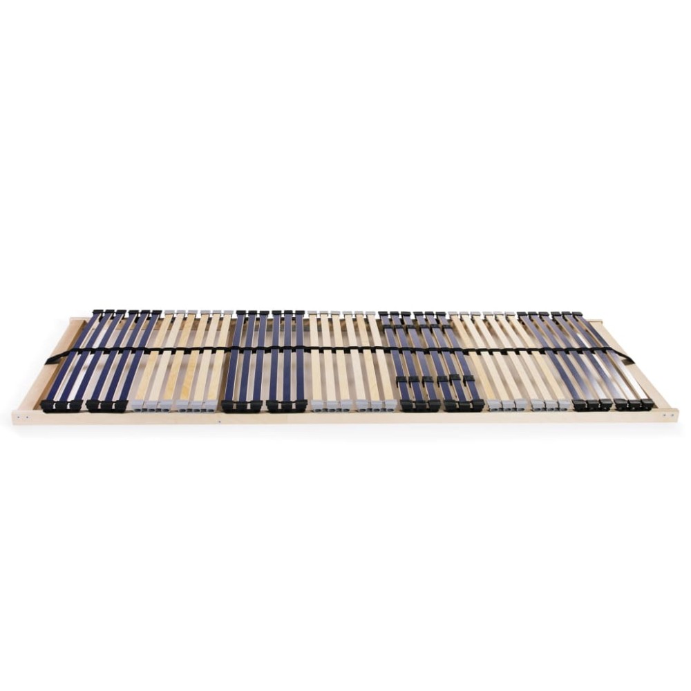 vidaXL Baze de pat cu șipci, 2 buc., 42 șipci, 7 zone, 90 x 200 cm