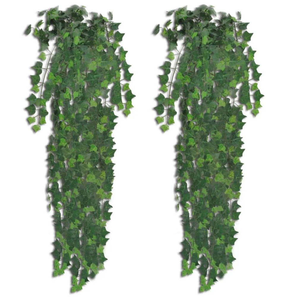 vidaXL Tufișuri de iederă artificială, 4 buc., verde, 90 cm