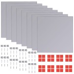 vidaXL Plăci de oglindă fără ramă, 16 buc., 20,5 cm, sticlă vidaXL Plăci de oglindă fără ramă, 16 buc., 20,5 cm, sticlă