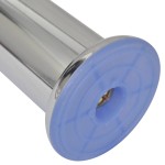 vidaXL Picioare de canapea rotunde, 8 buc., 120 mm, crom vidaXL Picioare de canapea rotunde, 8 buc., 120 mm, crom