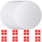 vidaXL Plăci de oglindă, 16 buc., sticlă, rotund vidaXL Plăci de oglindă, 16 buc., sticlă, rotund