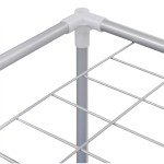 vidaXL Coșuri sortare rufe 2 secțiuni 2 buc. raft superior de uscare vidaXL Coșuri sortare rufe 2 secțiuni 2 buc. raft superior de uscare