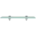 vidaXL Rafturi suspendate, 2 buc,. 40 x 10 cm, sticlă, 8 mm