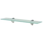 vidaXL Rafturi suspendate, 2 buc., 50 x 10 cm, sticlă, 8 mm