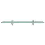 vidaXL Rafturi suspendate, 2 buc., 50 x 10 cm, sticlă, 8 mm