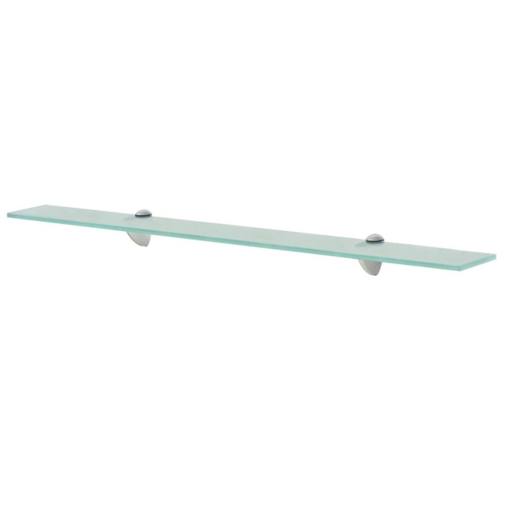 vidaXL Rafturi suspendate, 2 buc., 80 x 10 cm, sticlă, 8 mm