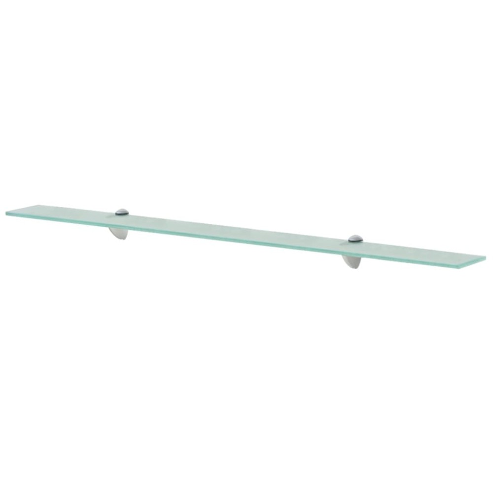 vidaXL Rafturi suspendate, 2 buc., 100 x 10 cm, sticlă, 8 mm