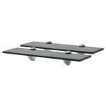 vidaXL Rafturi suspendate, 2 buc,. 40 x 10 cm, sticlă, 8 mm vidaXL Rafturi suspendate, 2 buc,. 40 x 10 cm, sticlă, 8 mm
