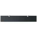 vidaXL Rafturi suspendate, 2 buc., 60 x 10 cm, sticlă, 8 mm