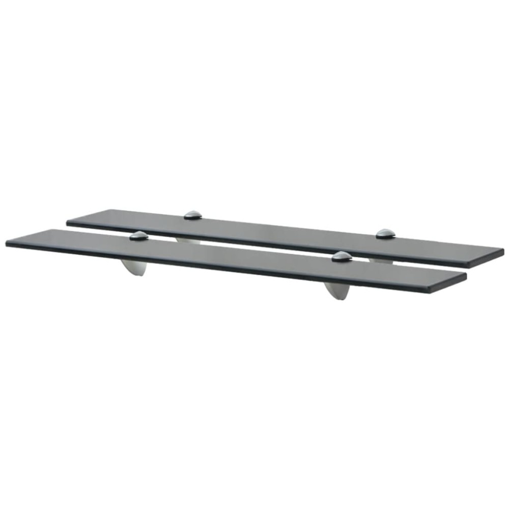 vidaXL Rafturi suspendate, 2 buc., 70 x 10 cm, sticlă, 8 mm