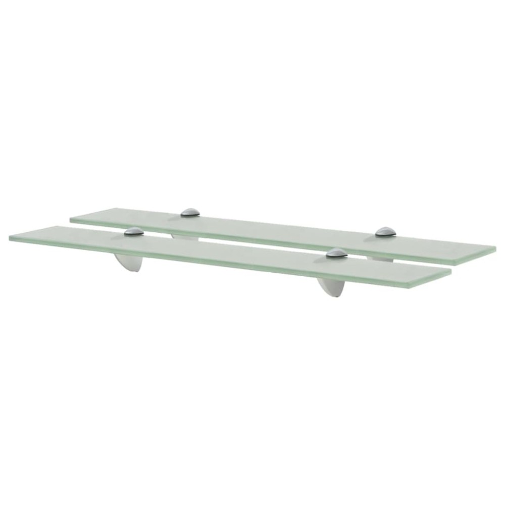vidaXL Rafturi suspendate, 2 buc., 60 x 10 cm, sticlă, 8 mm