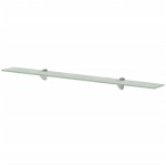 vidaXL Rafturi suspendate, 2 buc., 90 x 10 cm, sticlă, 8 mm
