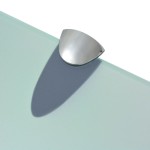vidaXL Rafturi suspendate, 2 buc., 30 x 20 cm, sticlă, 8 mm