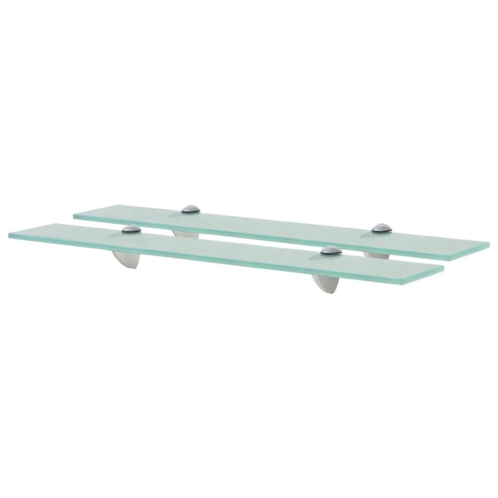 vidaXL Rafturi suspendate, 2 buc., 60 x 20 cm, sticlă, 8 mm