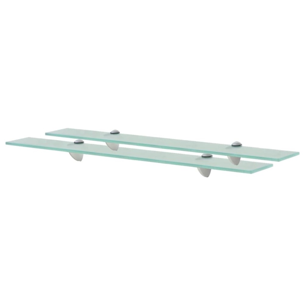 vidaXL Rafturi suspendate, 2 buc., 70 x 20 cm, sticlă, 8 mm